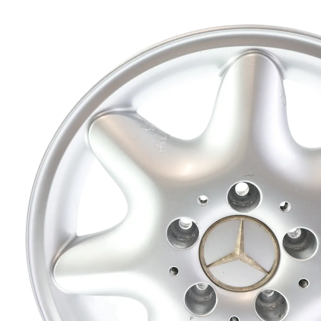 Mercedes W203 Silver Alloy Wheel Rim 15" 6J ET:31 - SKU A2034010002-2 - Part number A2034010002