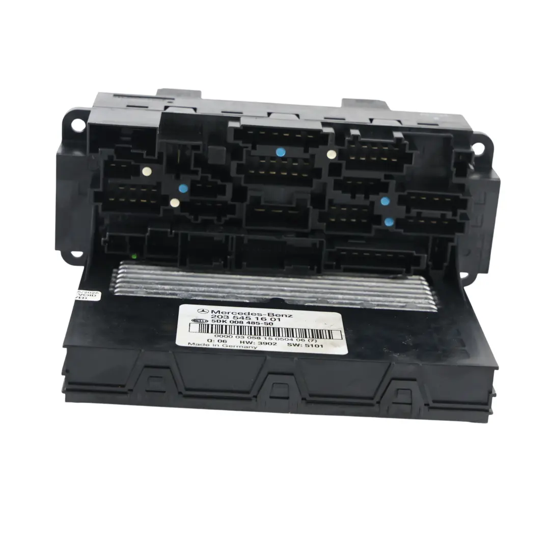 Fuse Box Relay SAM Control Module to Mercedes W203 with Part number A2035451601 Mercedes W203 Fuse Box Relay SAM Control Module - SKU A2035451601 - Part number A2035451601