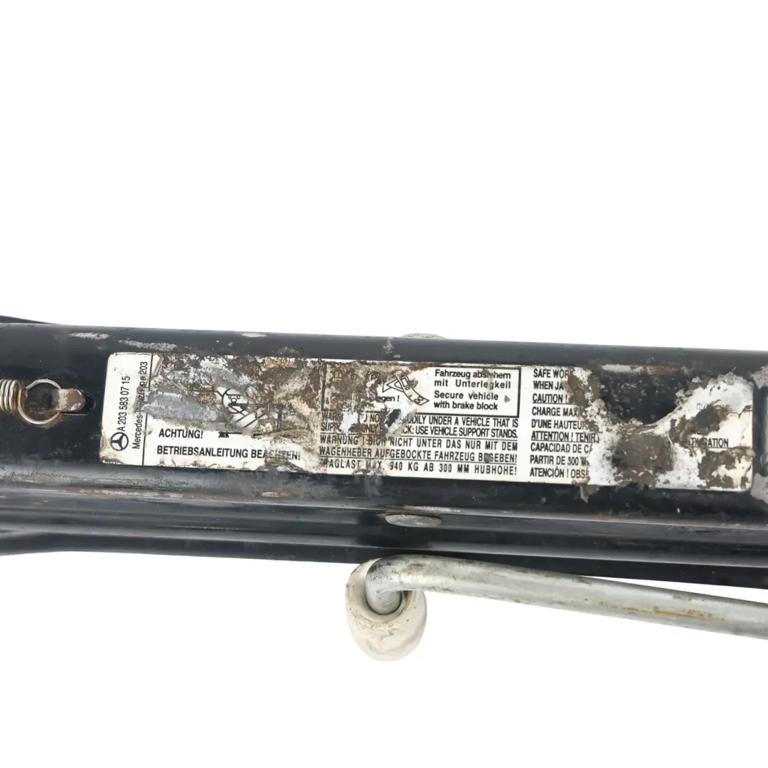 Gato Elevador Coche Herramienta Emergencia Rueda para Mercedes W203 con número de pieza A2035830715 Mercedes W203 Gato Elevador Coche Herramienta Emergencia Rueda - SKU A2035830715-1 - Número de pieza A2035830715