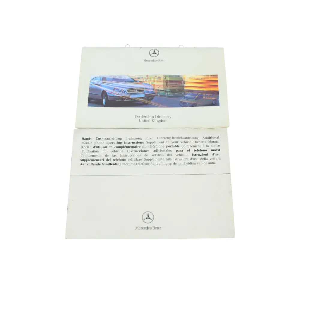 Propietario Funda Estuche Cartera Set para Mercedes S203 Manual con número de pieza A2035842297 Mercedes S203 Manual Propietario Funda Estuche Cartera Set - SKU A2035842297 - Número de pieza A2035842297