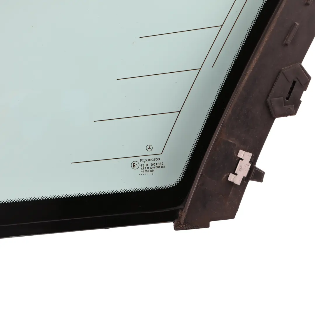 Side Glass Window Glaing Right O/S AS2 Green to Mercedes S203 Rear with Part number A2036703412 Mercedes S203 Rear Side Glass Window Glaing Right O/S AS2 Green - SKU A2036703412 - Part number A2036703412