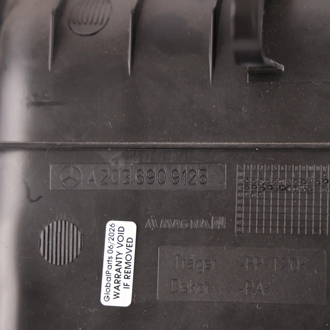 Boot Trunk Trim Left N/S Lateral Panel Grey to Mercedes W203 Estate with Part number A2036909125 Mercedes W203 Estate Boot Trunk Trim Left N/S Lateral Panel Grey - SKU A2036909125-1 - Part number A2036909125