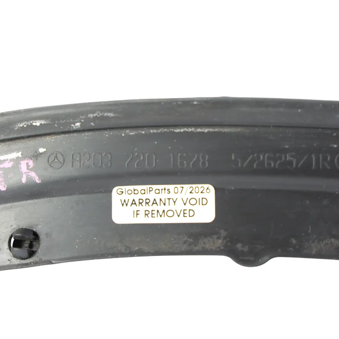 Mercedes W203 Türdichtung Gummi Dichtung Vorne Rechts - SKU A2037201678 - Teilenummer A2037201678