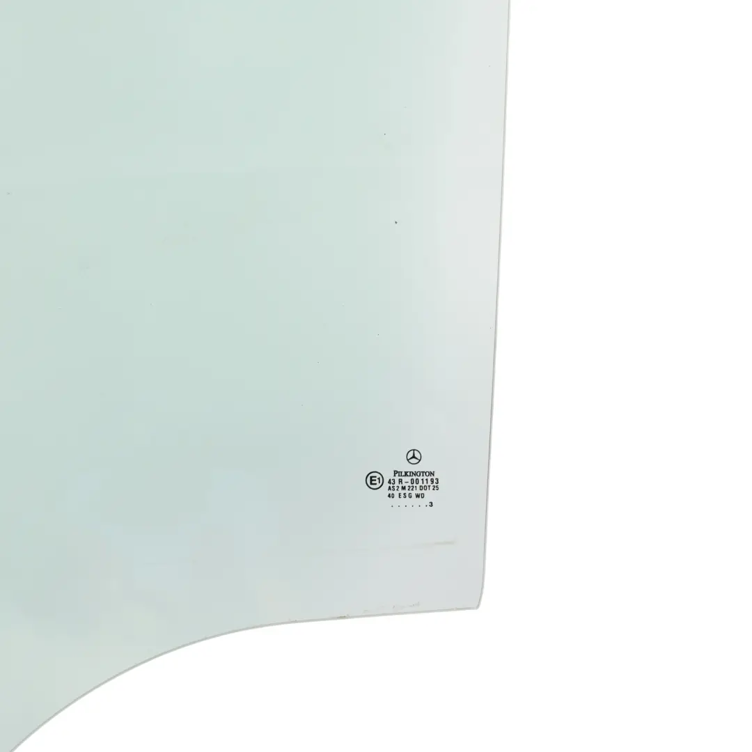 Mercedes W203 Door Window Glass Glazing Rear Left N/S Green AS2 - SKU A2037350310 - Part number A2037350310