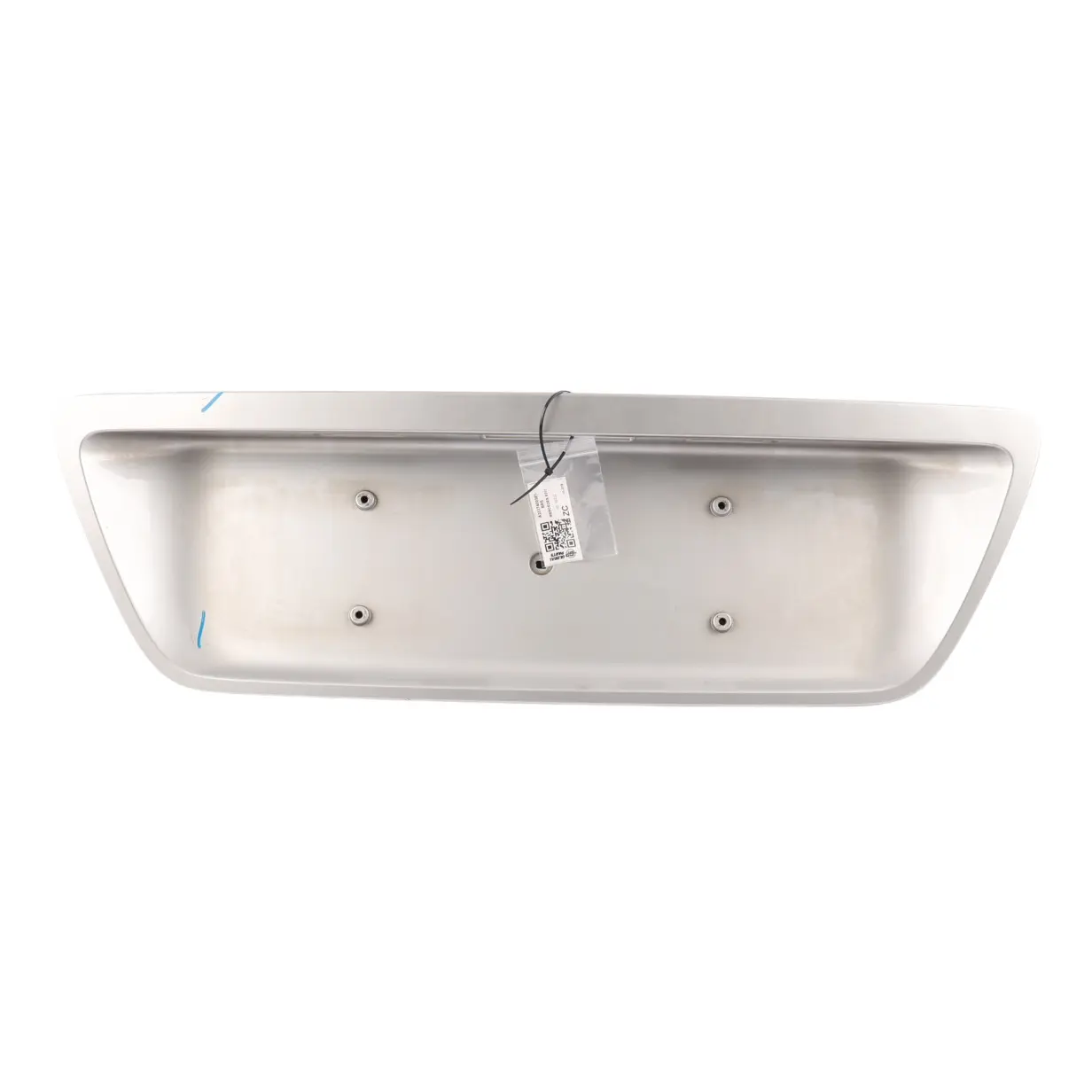 Mercedes S203 Estate Tailgate Trim Number Plate Trunk Brilliant Silver - 9744