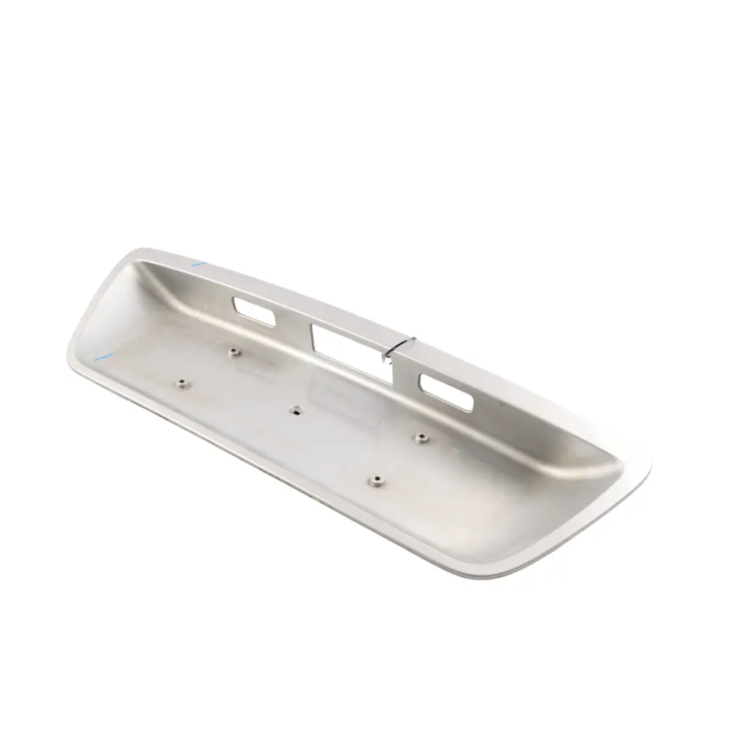 Trim Number Plate Trunk Brilliant Silver - 9744 to Mercedes S203 Estate Tailgate with Part number A2037400381 Mercedes S203 Estate Tailgate Trim Number Plate Trunk Brilliant Silver - 9744 - SKU A2037400381-BRS - Part number A2037400381
