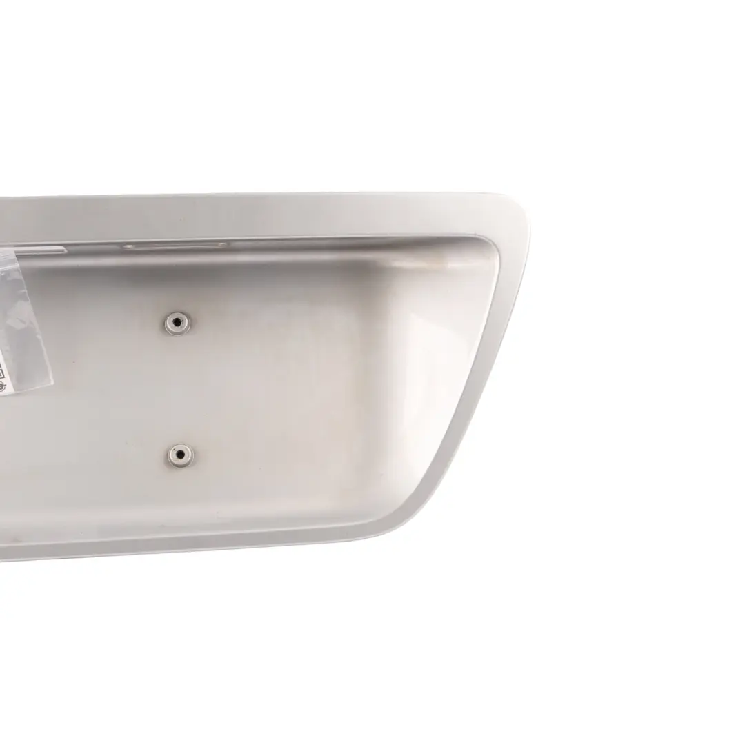 Trim Number Plate Trunk Brilliant Silver - 9744 to Mercedes S203 Estate Tailgate with Part number A2037400381 Mercedes S203 Estate Tailgate Trim Number Plate Trunk Brilliant Silver - 9744 - SKU A2037400381-BRS - Part number A2037400381