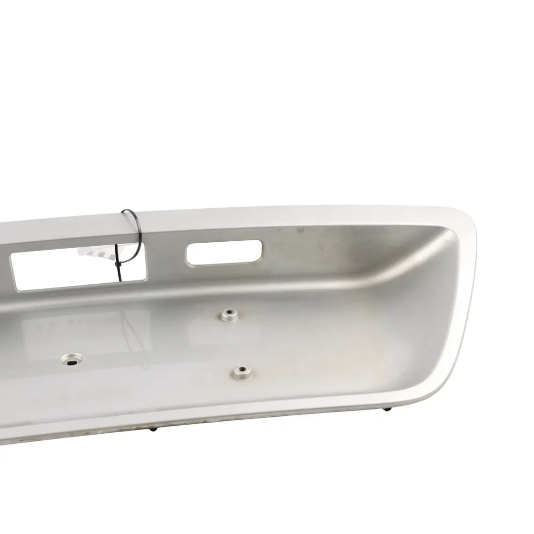 Trim Number Plate Trunk Brilliant Silver - 9744 to Mercedes S203 Estate Tailgate with Part number A2037400381 Mercedes S203 Estate Tailgate Trim Number Plate Trunk Brilliant Silver - 9744 - SKU A2037400381-BRS - Part number A2037400381