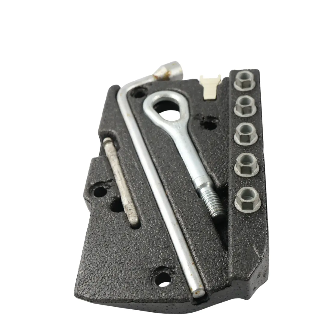 Kit Herramientas Caja Llave Pernos Gancho para Mercedes S203 con número de pieza A2038990561 Mercedes S203 Kit Herramientas Caja Llave Pernos Gancho - SKU A2038990561 - Número de pieza A2038990561