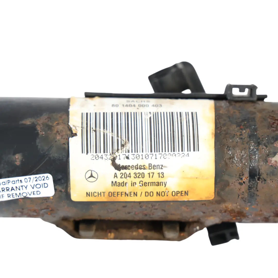 Mercedes W204 Amortiguador Muelle Delantero Izquierdo Derecho - SKU A2043201713 - Número de pieza A2043201713