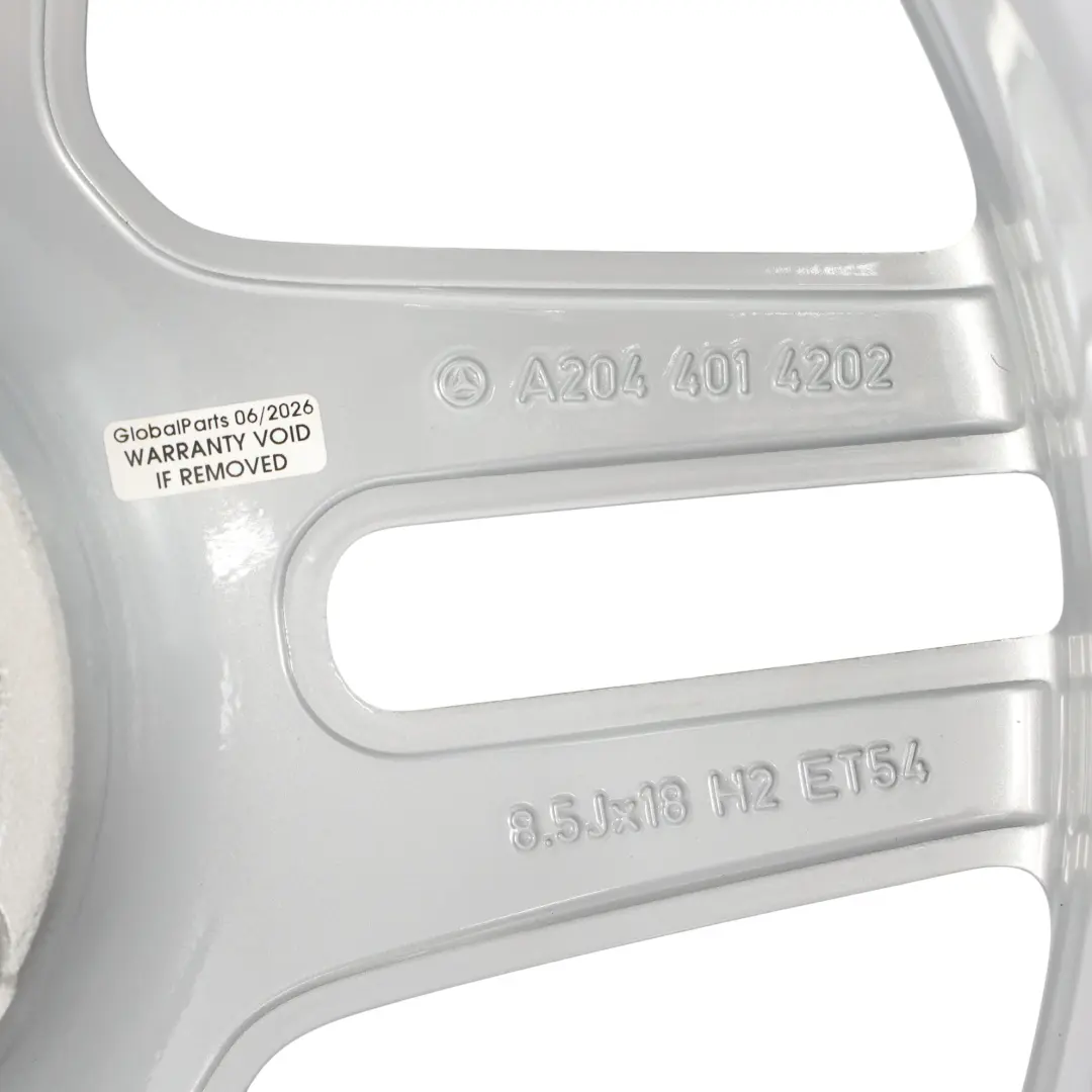 Llanta Aleación Trasera 18" Doble Radio 8,5J ET:54 A2044014202 SET para Mercedes W204 con número de pieza A2044014202-SET Mercedes W204 Llanta Aleación Trasera 18" Doble Radio 8,5J ET:54 A2044014202 SET - SKU A2044014202-SET - Número de pieza A2044014202-SET