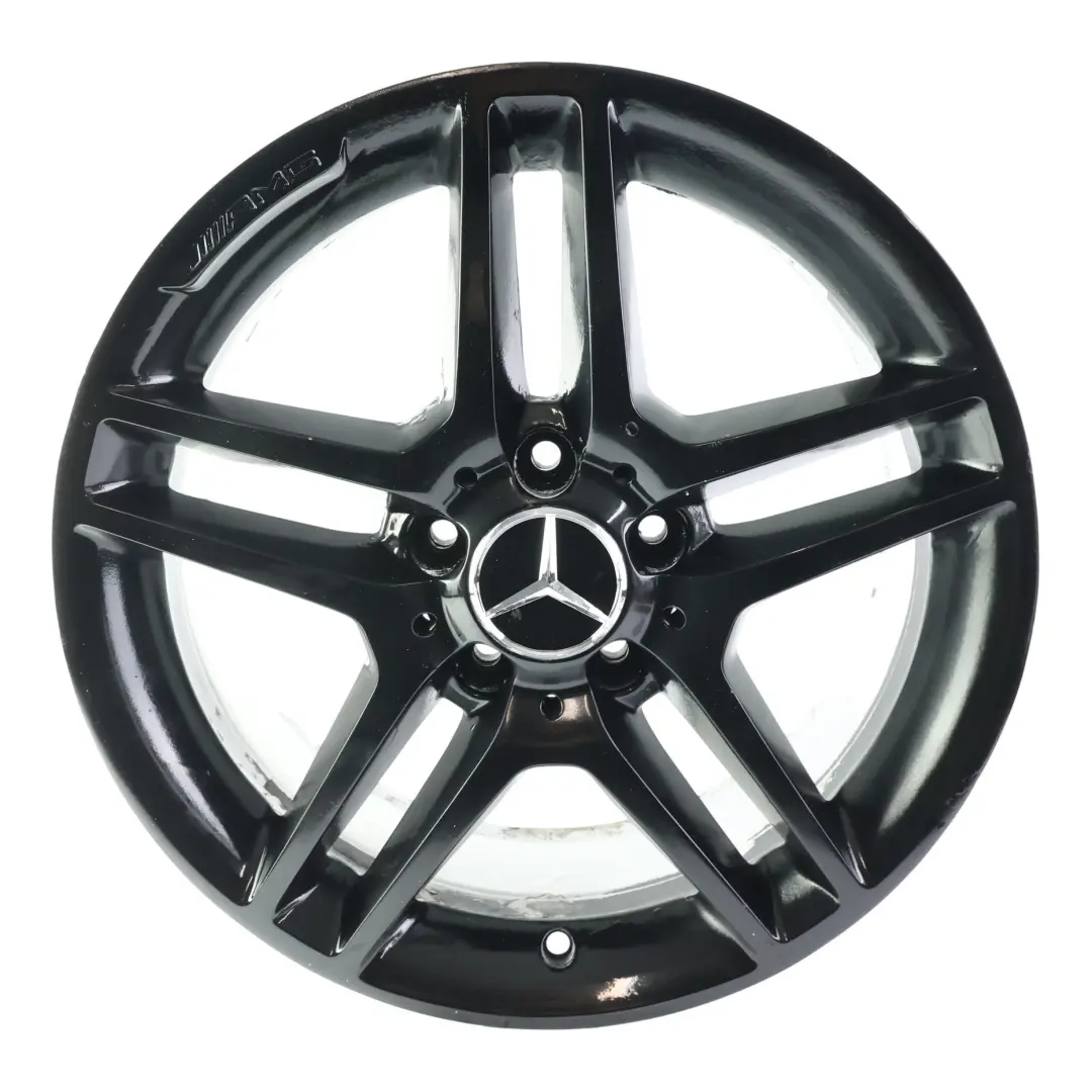 Mercedes W204 AMG Cerchio Lega Nero Doppia Razza 17" ET:47 7.5J - SKU A2044019602-4 - Numero di parte A2044019602