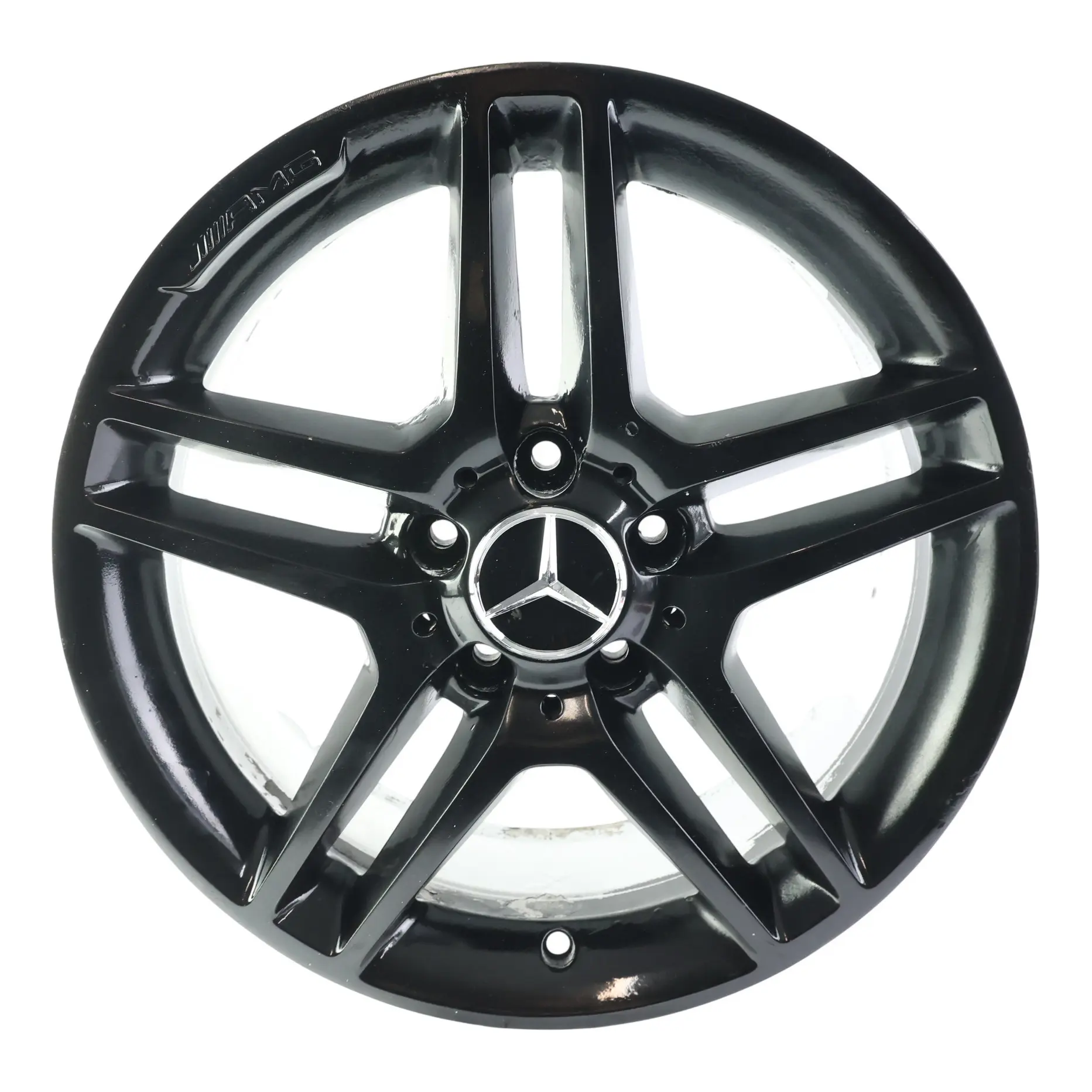 Mercedes W204 AMG Cerchio Lega Nero Doppia Razza 17" ET:47 7.5J A2044019602