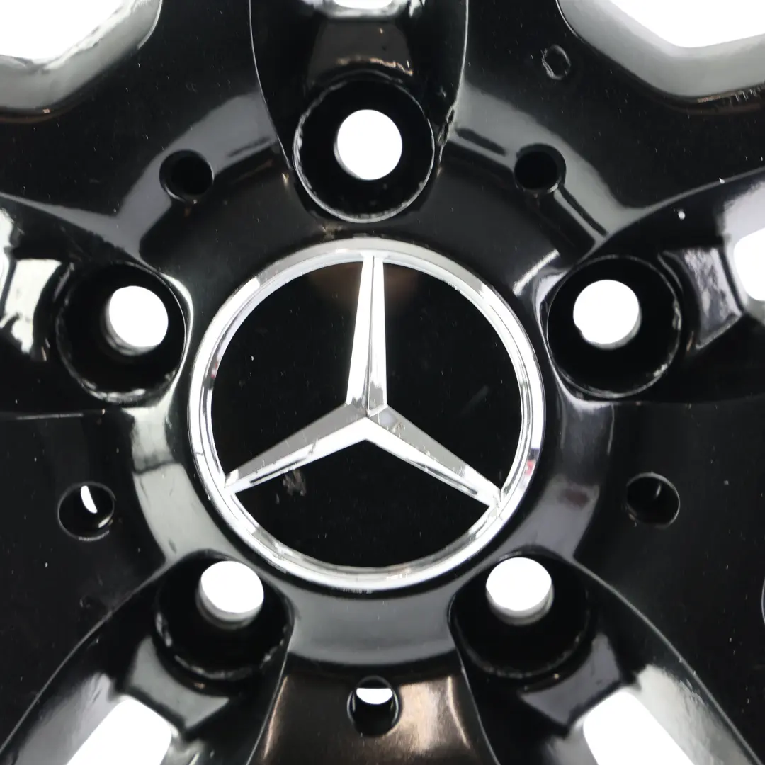 Mercedes W204 AMG Cerchio Lega Nero Doppia Razza 17" ET:47 7.5J - SKU A2044019602-4 - Numero di parte A2044019602