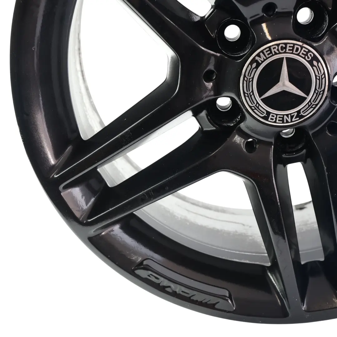 Mercedes W204 Rear Alloy Wheel Rim 17" 8.5J ET:58 5 Double Spoke - SKU A2044019702-6 - Part number A2044019702