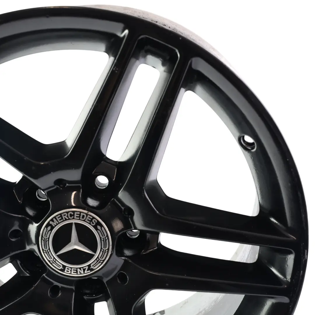 Mercedes W204 Rear Alloy Wheel Rim 17" 8.5J ET:58 5 Double Spoke - SKU A2044019702-6 - Part number A2044019702