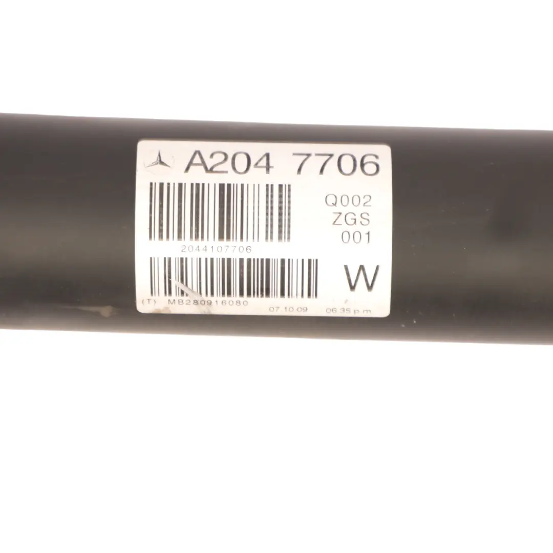 Mercedes W204 W207 Propshaft Prop Drive Shaft M272 Automatic - SKU A2044107706 - Part number A2044107706