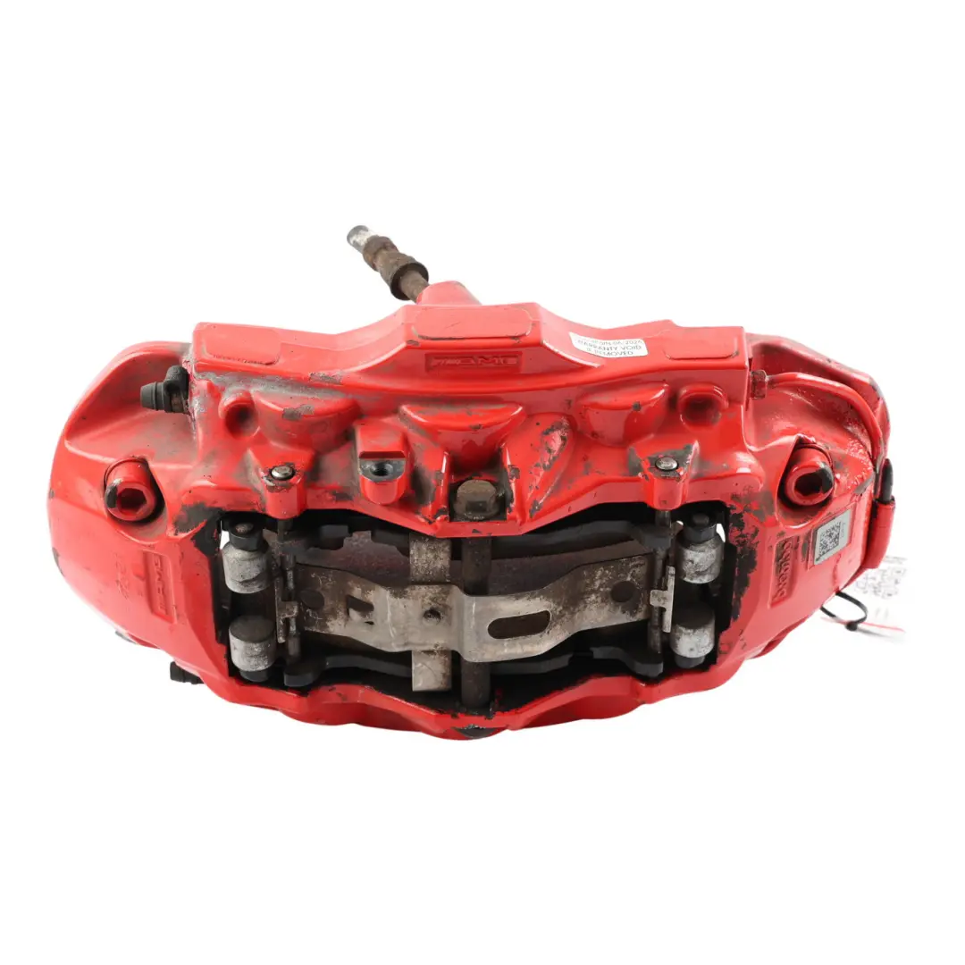 Mercedes C204 C63 AMG Front Brake Caliper Housing Red Right O/S - SKU A2044212011 - Part number A2044212011