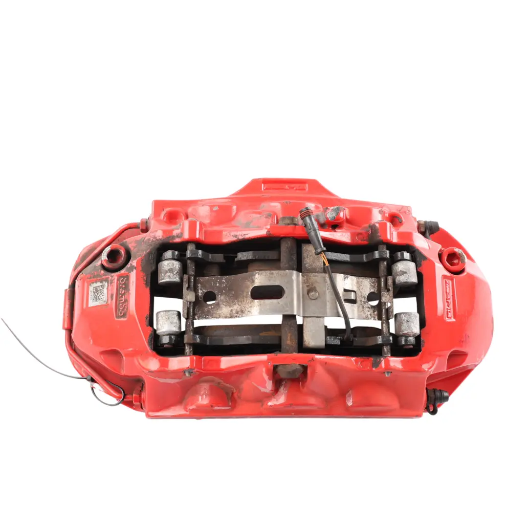 Mercedes C204 C63 AMG Front Brake Caliper Housing Red Left N/S - SKU A2044212111 - Part number A2044212111