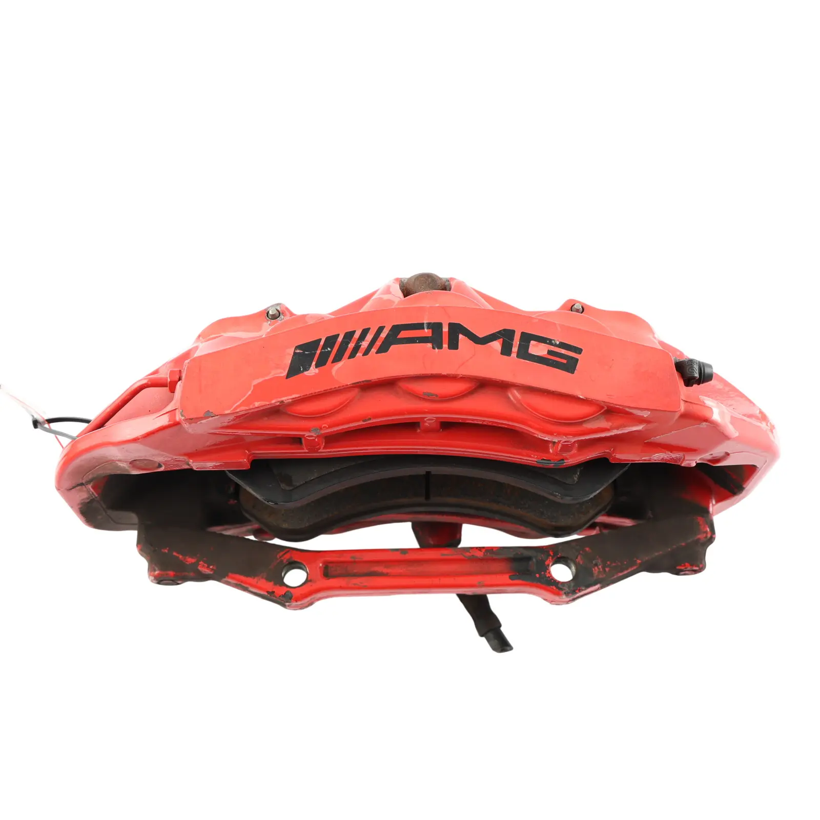 Mercedes C204 C63 AMG Front Brake Caliper Housing Red Left N/S A2044212111