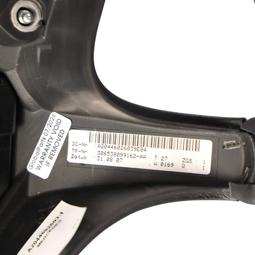 Mercedes W204 Lenkrad NEU Schwarz Leder - SKU A2044602603-1 - Teilenummer A2044602603