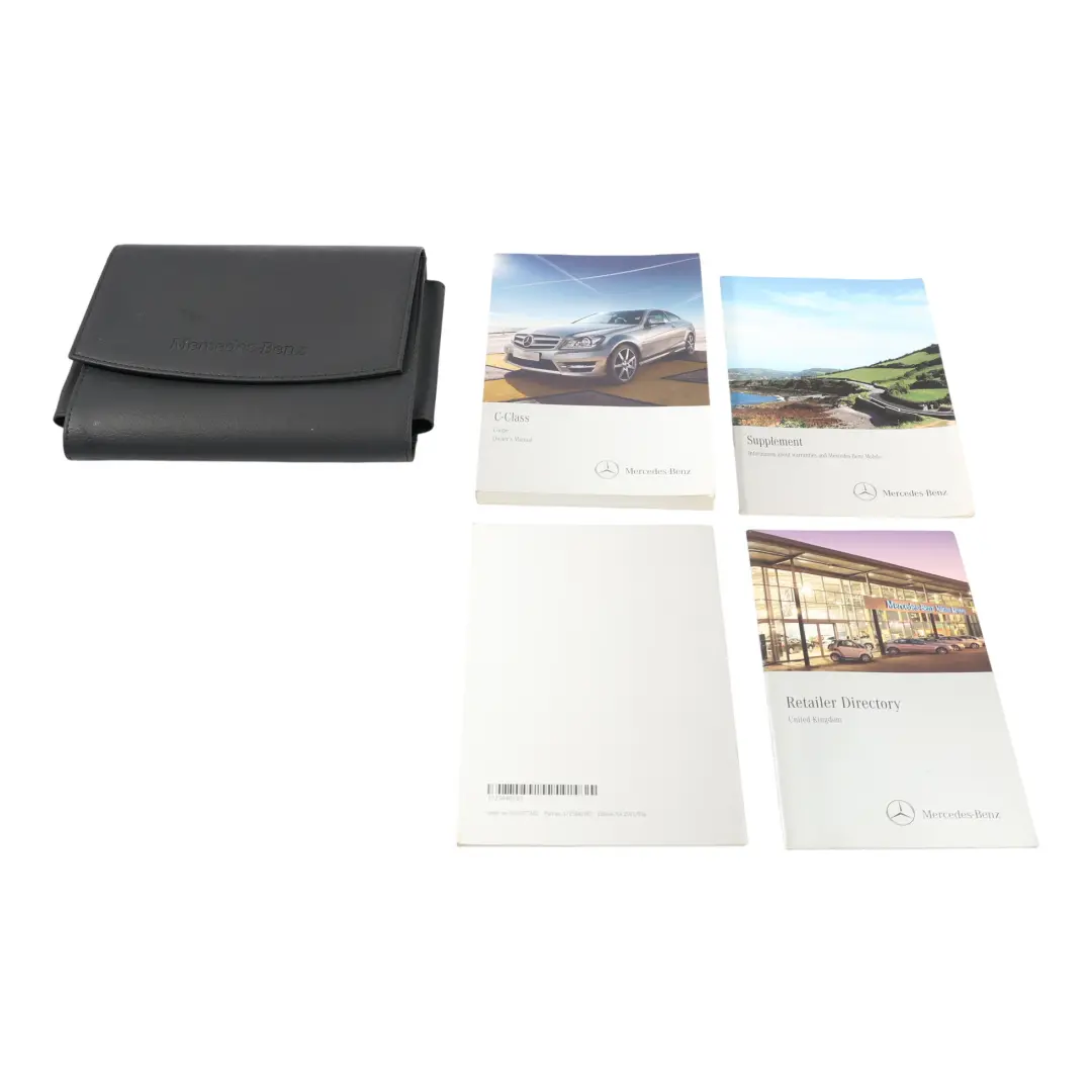 Mercedes W204 Owner's Handbook Book Booklet Instructions Case Wallet - SKU A2045844982 - Part number A2045844982