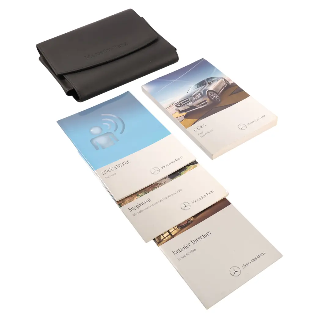 Mercedes W204 Owner's Handbook Book Booklet Instructions Case Wallet - SKU A2045844982 - Part number A2045844982
