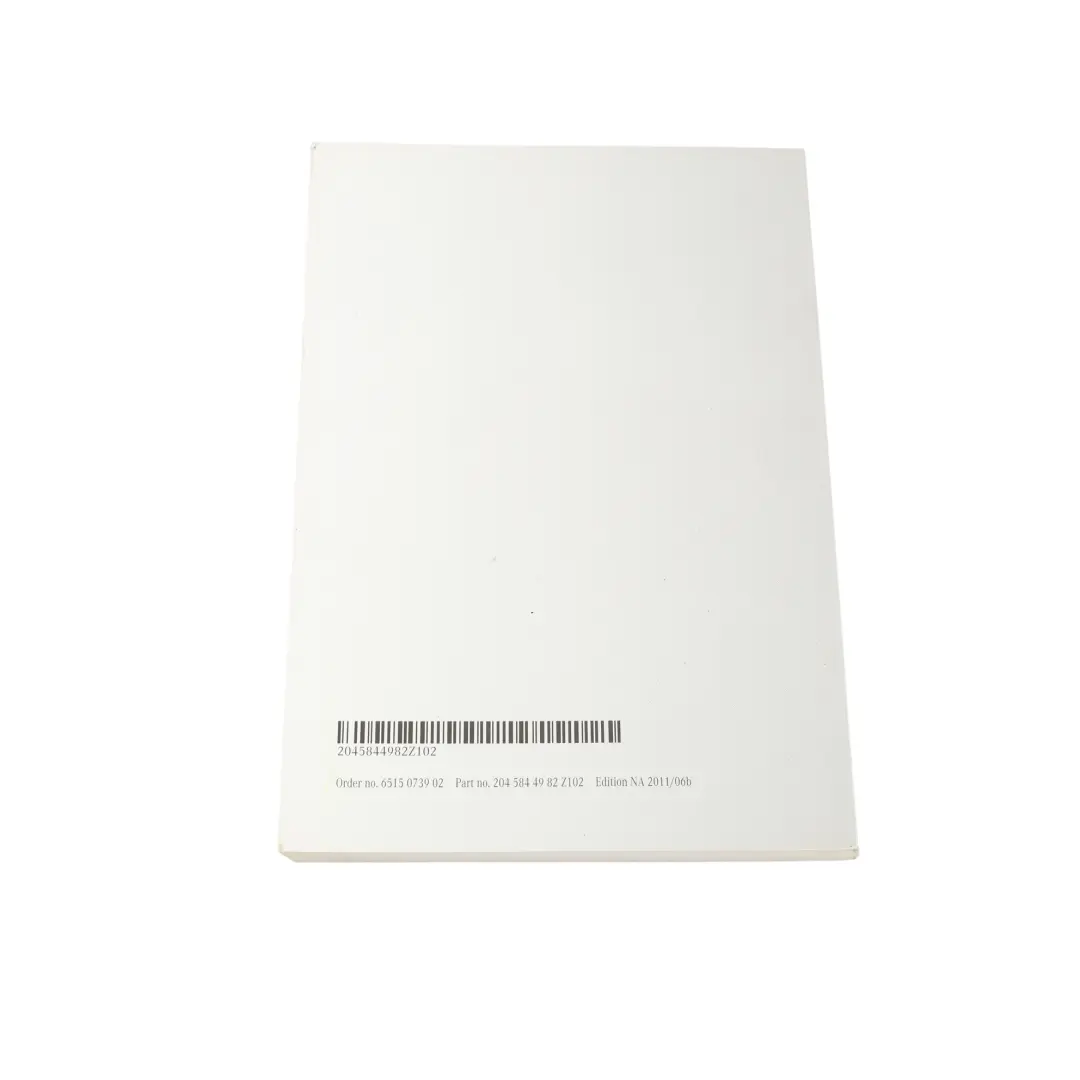 Mercedes W204 Betriebsanleitung Handbuch Mappe Etui - SKU A2045844982 - Teilenummer A2045844982