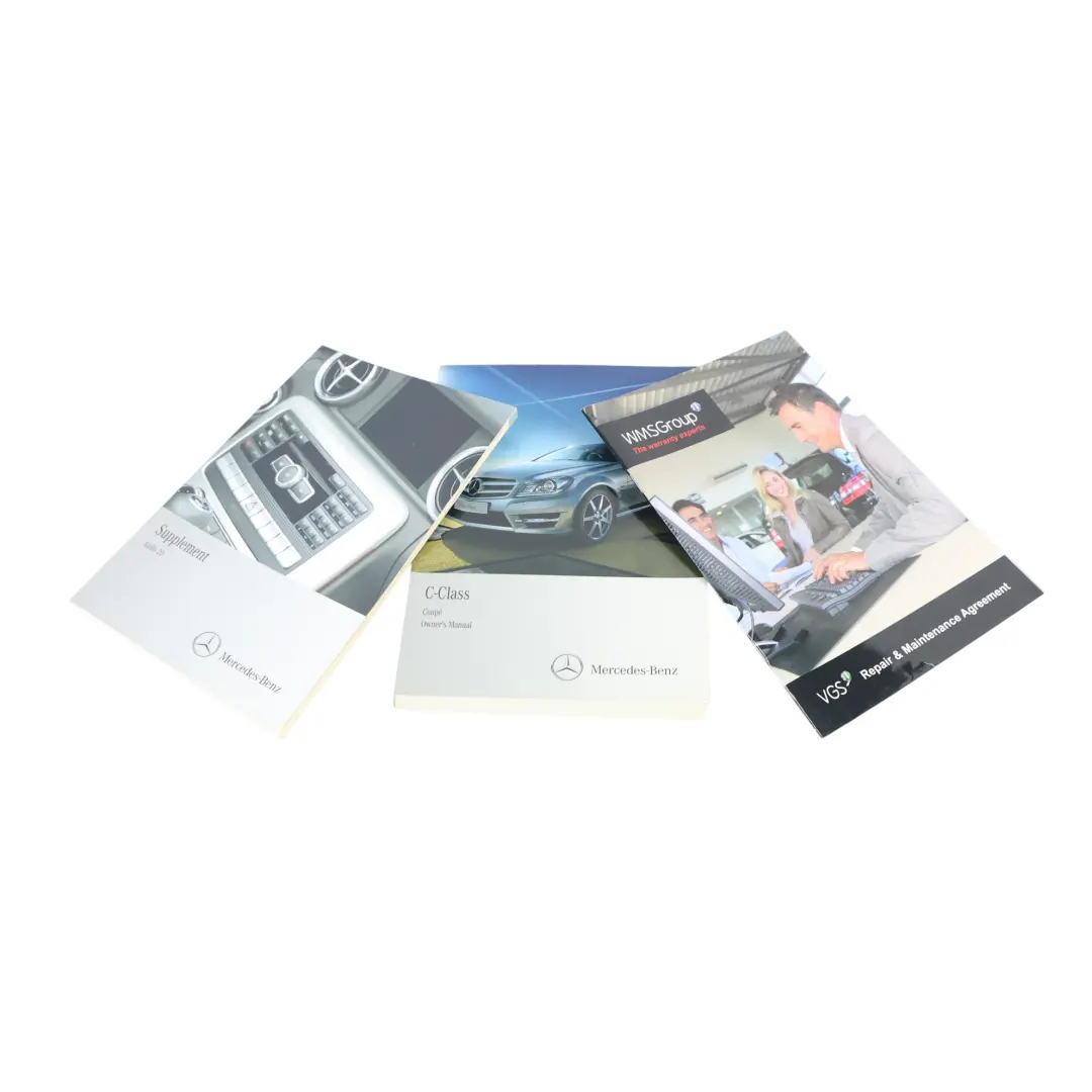 Mercedes C204 Service Scheckheft Set Mappe Etui - SKU A2045847882 - Teilenummer A2045847882