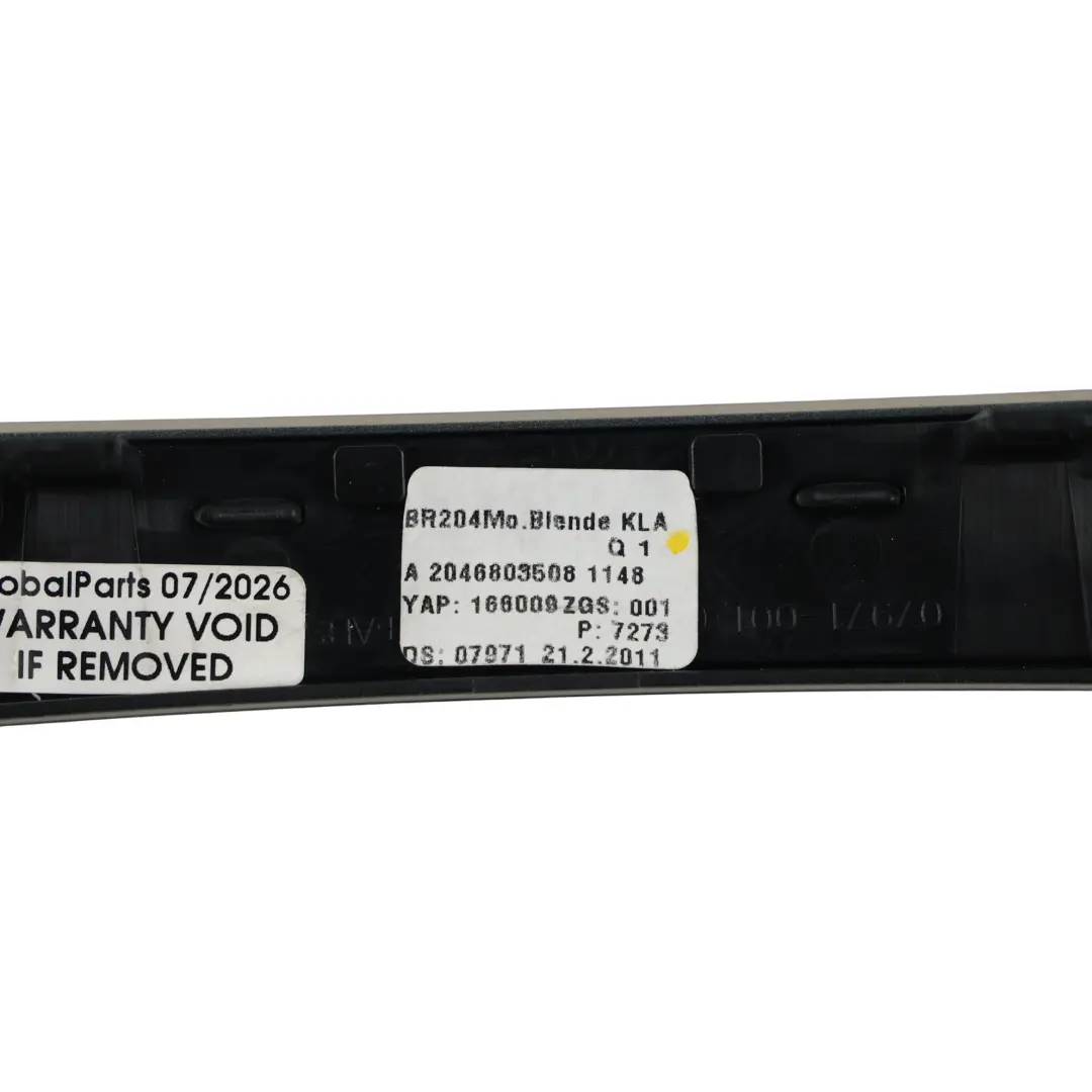 Mercedes W204 Elegance Cadre Commande Chauffage Climatisation - SKU A2046803508-2 - Numéro de pièce A2046803508