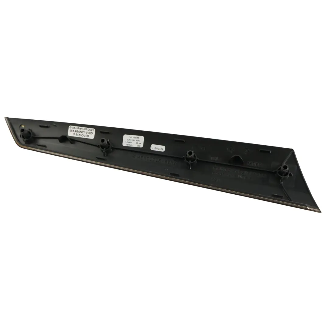 Mercedes W204 Door Trim Strip Cover Panel Front Right O/S Walnut - SKU A2047204680 - Part number A2047204680