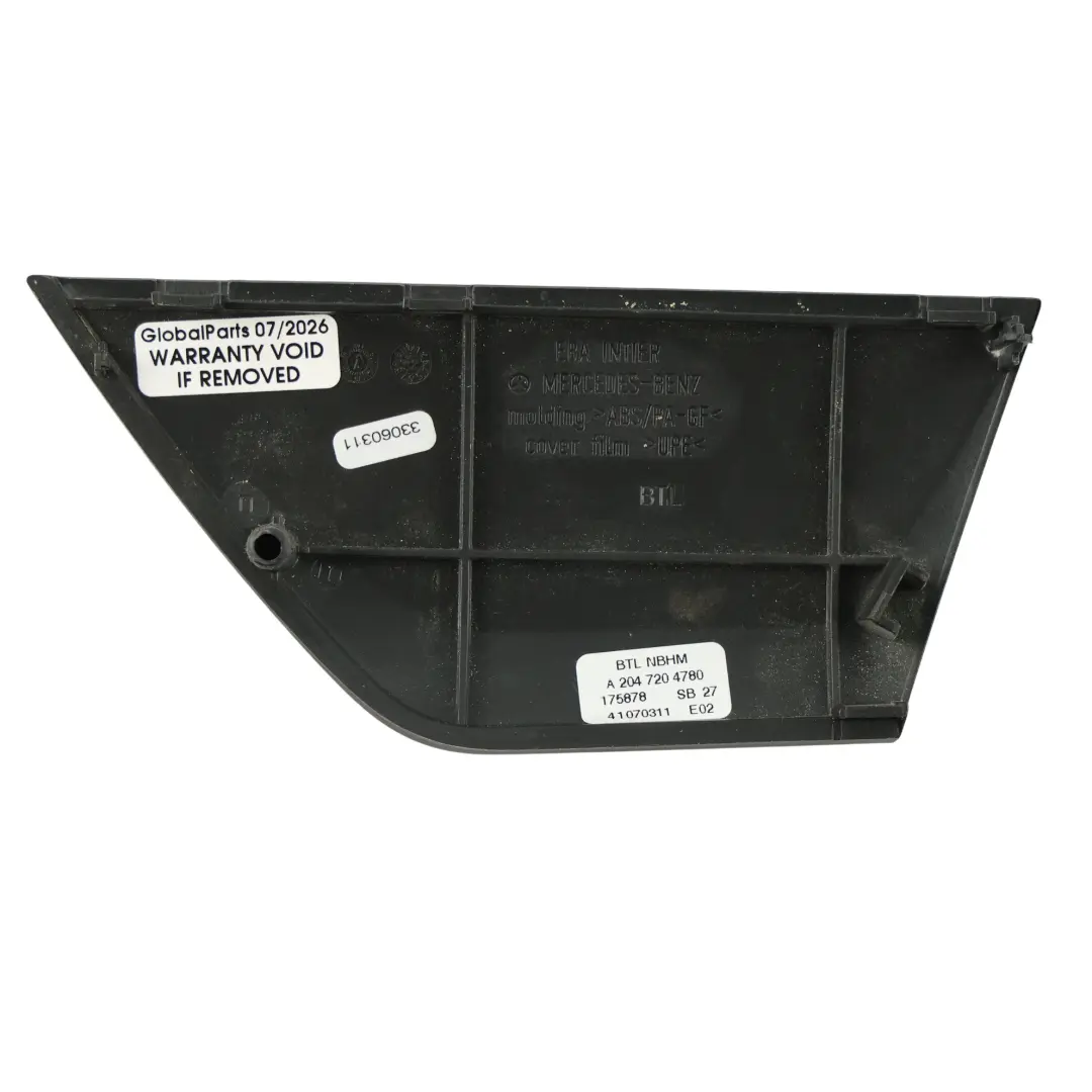 Garniture Panneau Porte Avant Gauche Noyer pour Mercedes W204 à propos du numéro de pièce A2047204780 Mercedes W204 Garniture Panneau Porte Avant Gauche Noyer - SKU A2047204780 - Numéro de pièce A2047204780