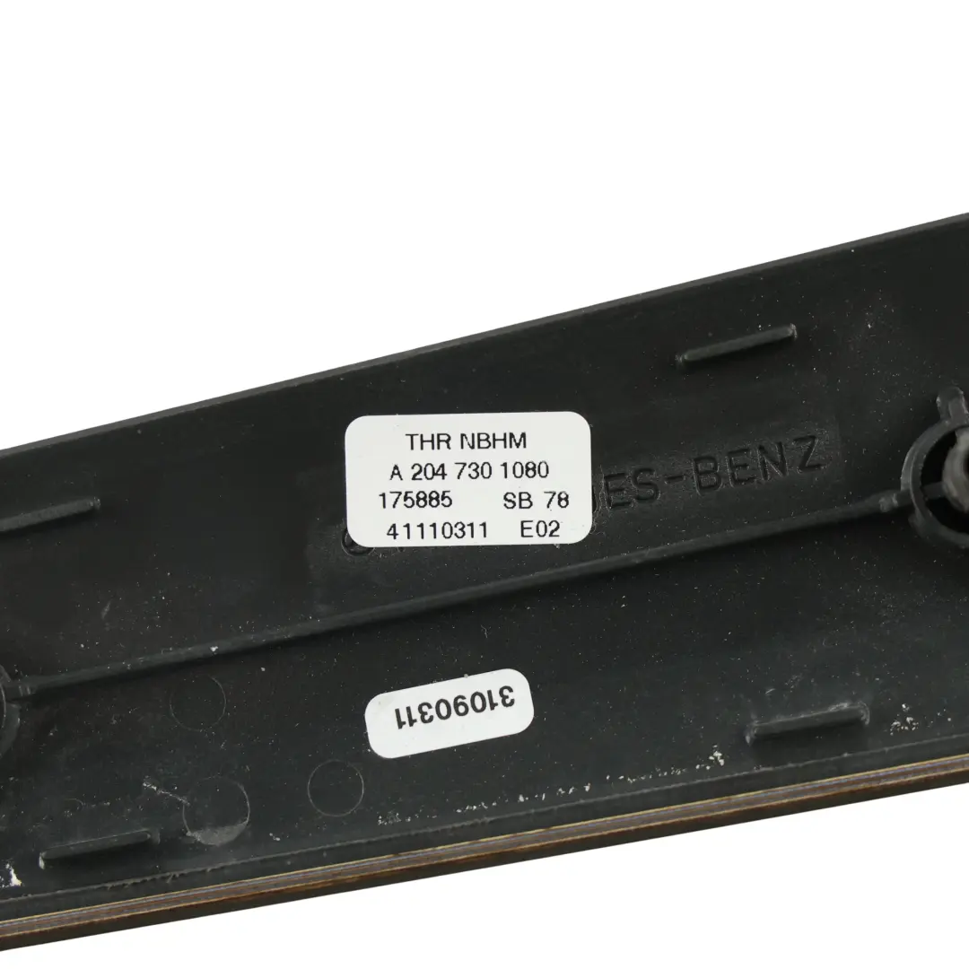 Mercedes W204 Moldura Revestimiento Puerta Trasera Derecha Nogal - SKU A2047301080 - Número de pieza A2047301080