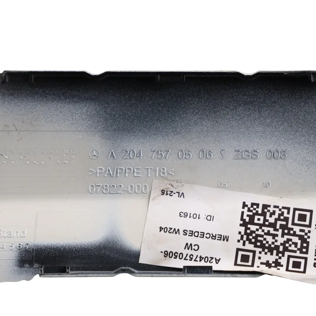 Mercedes W204 Coupe Fuel Filler Flap Cover Cap Calcite White - 650 - SKU A2047570506-CW - Part number A2047570506