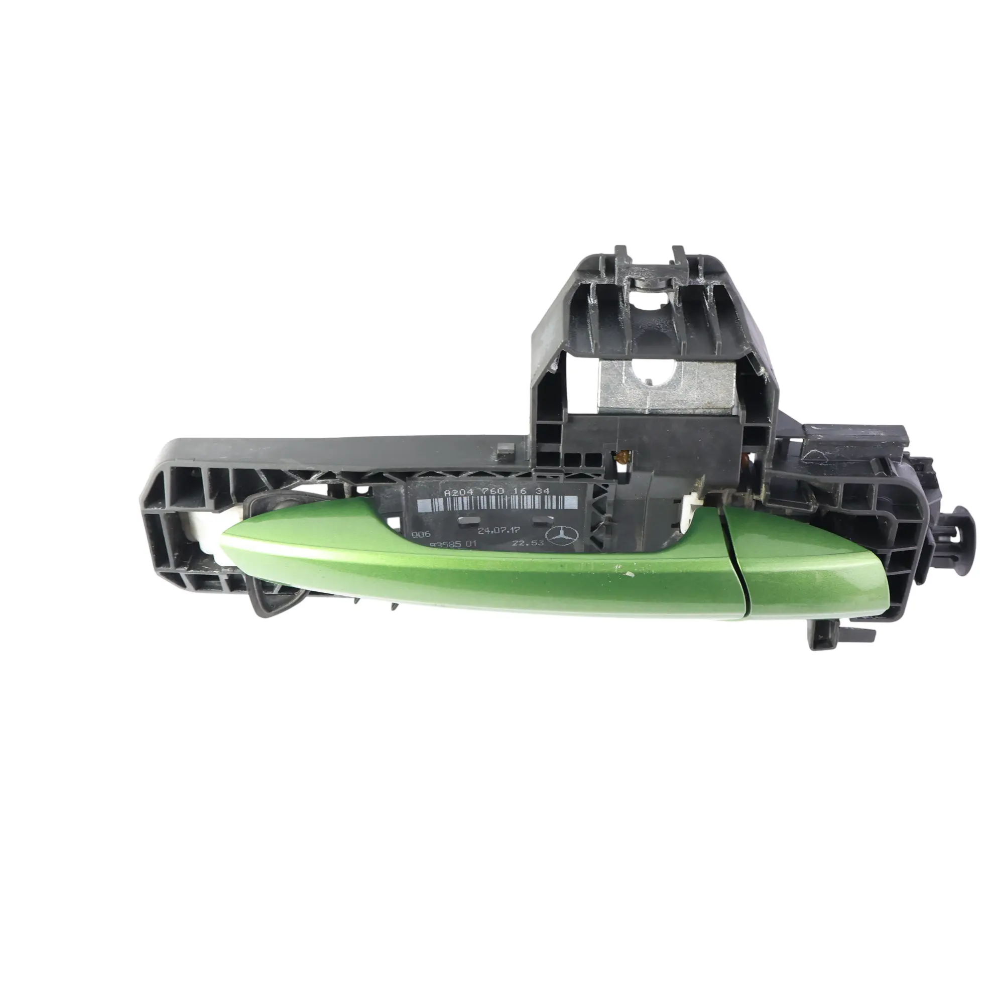 Mercedes W204 Door Handle Grab Rear Right O/S Elbaite Green Metallic - 175