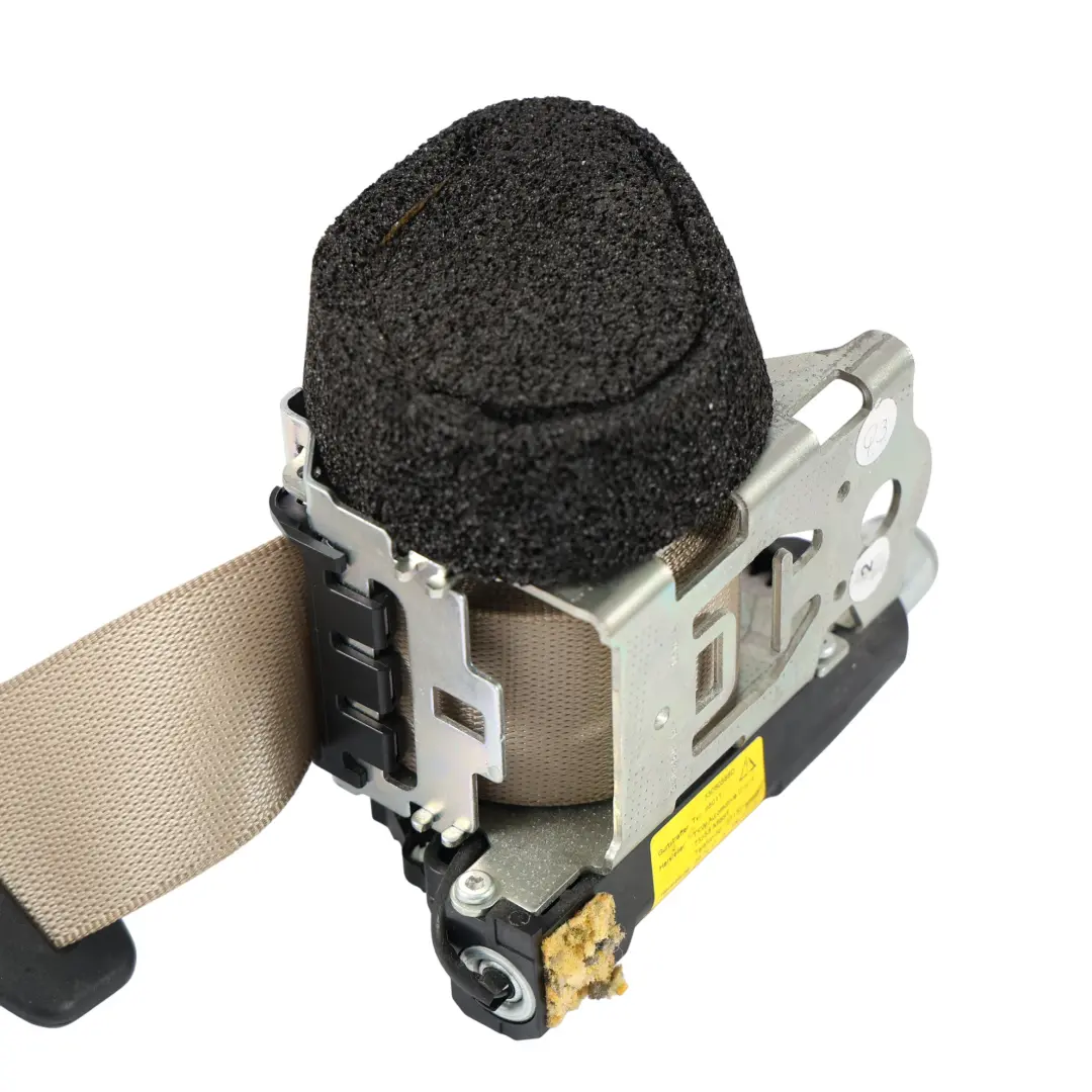 Mercedes W204 Rear Seat Belt Seatbelt Beige Left N/S - SKU A2048608185-1 - Part number A2048608185