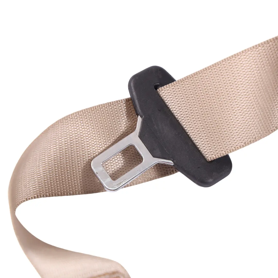 Mercedes W204 Rear Seat Belt Seatbelt Beige Left N/S - SKU A2048608185-1 - Part number A2048608185