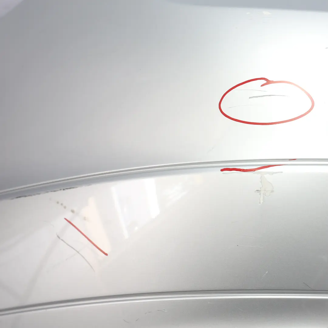 Mercedes W204 Rear Bumper Trim Panel Cover Iridium Silver Metallic - 775 - SKU A2048801240-IRS - Part number A2048801240