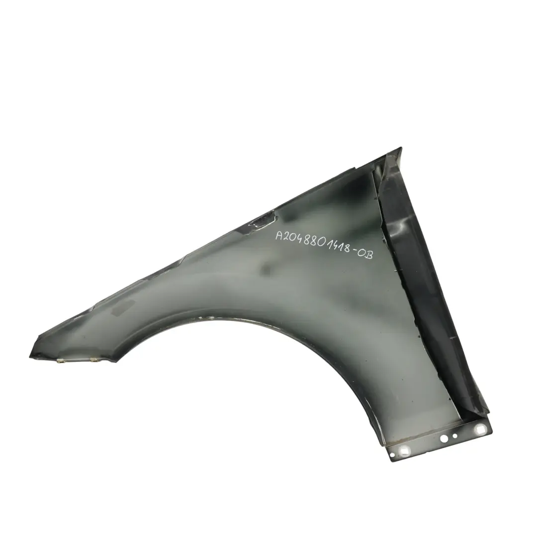 Side Panel Wing Front Right O/S Fender Obsidian Black - 197 to Mercedes W204 with Part number A2048801418 Mercedes W204 Side Panel Wing Front Right O/S Fender Obsidian Black - 197 - SKU A2048801418-OB - Part number A2048801418