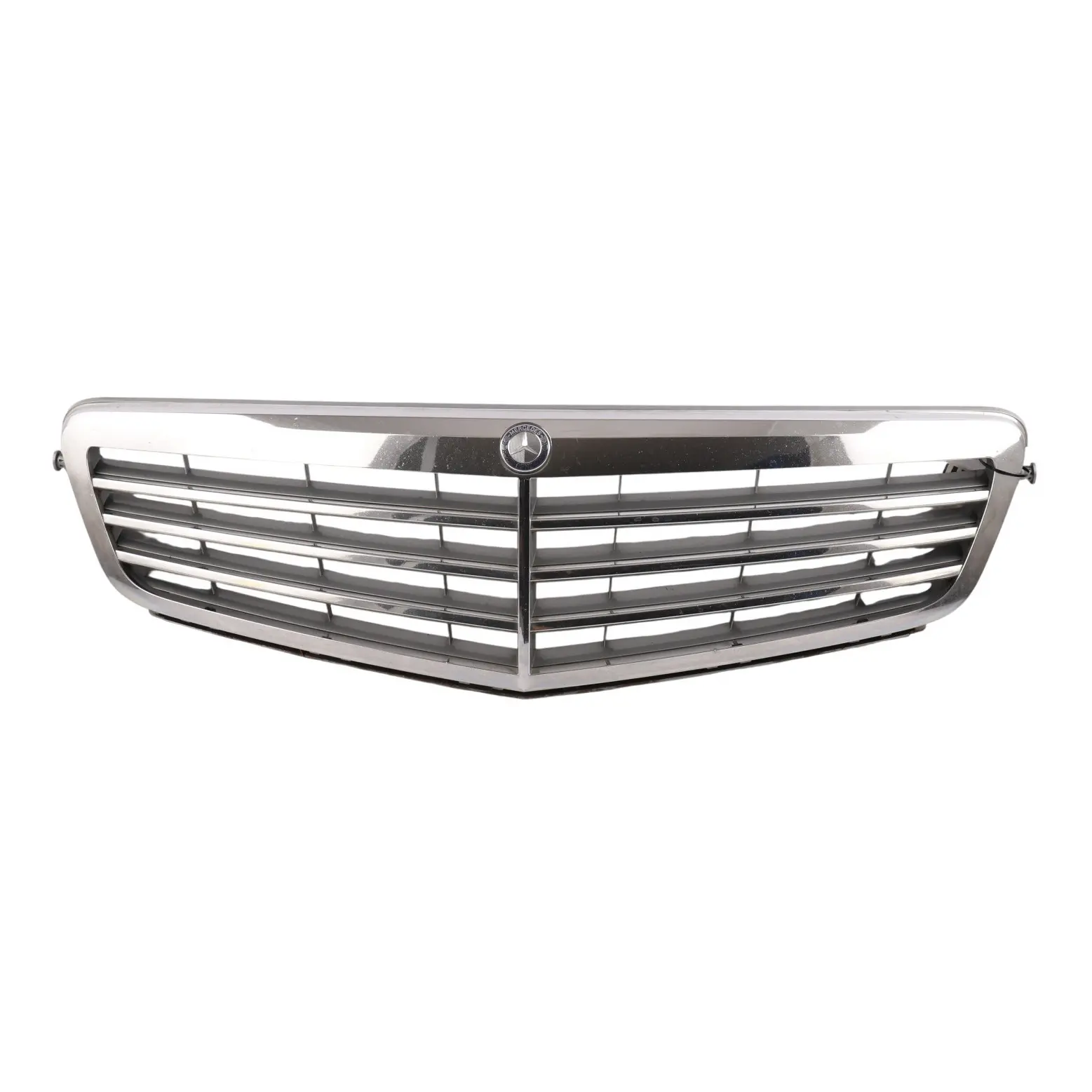 Mercedes W204 Front Grill Grille Air Intake Cover Panel Silver A2048801483