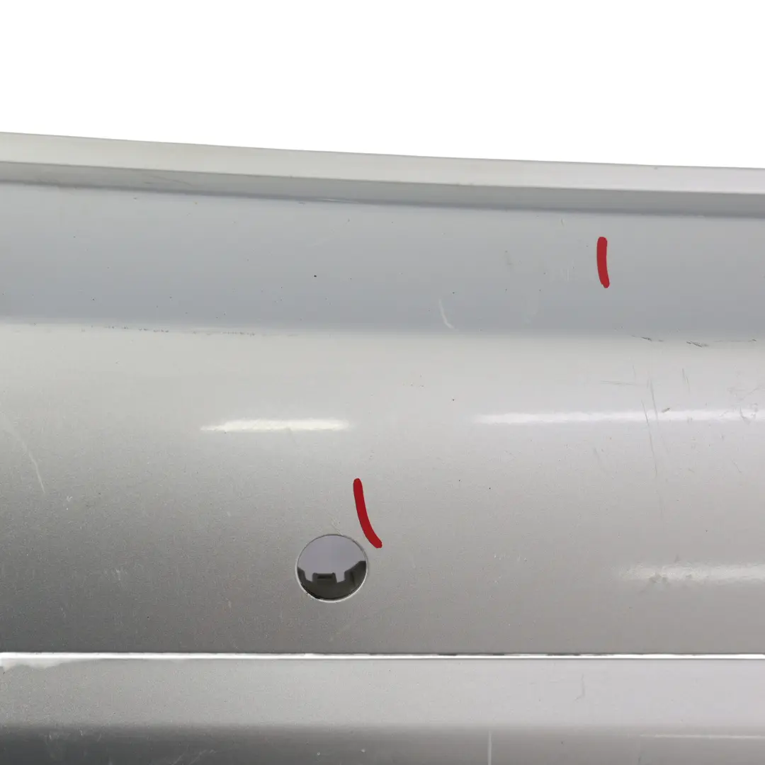 Mercedes W204 Rear Bumper Trim Panel Iridium Silver Metallic - 775 - SKU A2048805940-IRS1 - Part number A2048805940