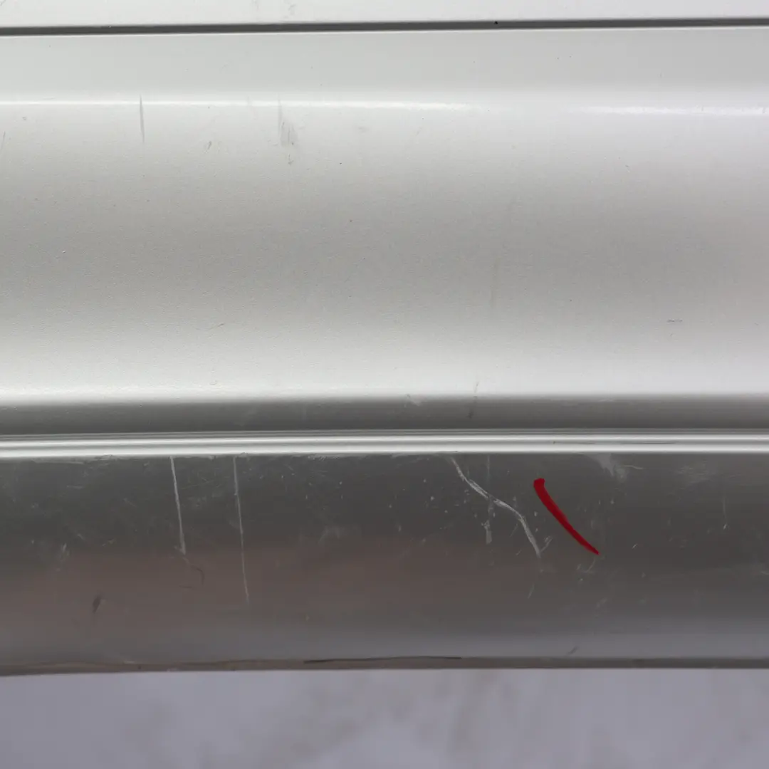 Bumper Trim Panel Iridium Silver Metallic - 775 to Mercedes W204 Rear with Part number A2048805940 Mercedes W204 Rear Bumper Trim Panel Iridium Silver Metallic - 775 - SKU A2048805940-IRS1 - Part number A2048805940