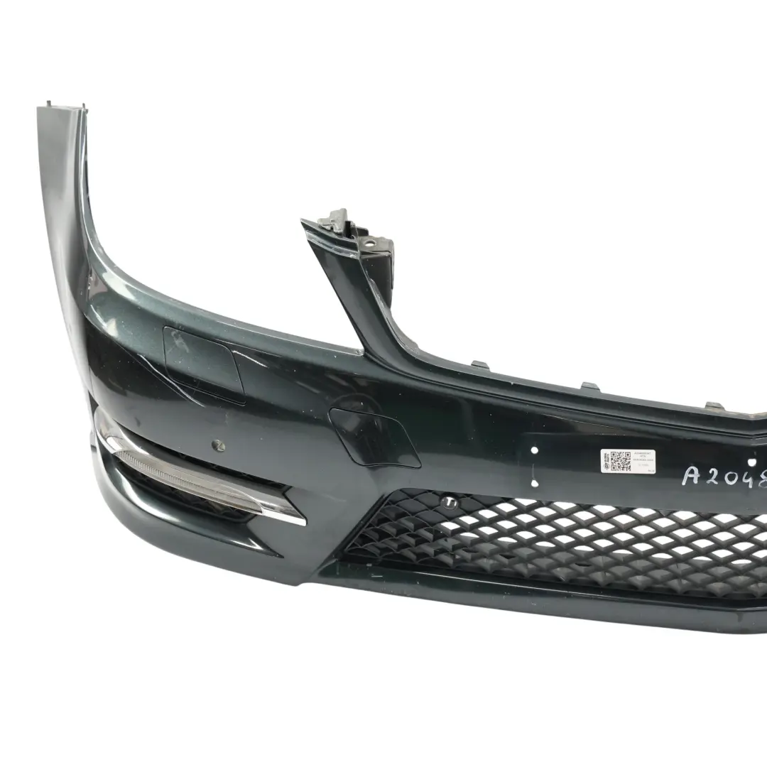 Front Bumper AMG Trim Panel Cover Magnetite Black Metallic - 183 to Mercedes W204 with Part number A2048808347 Mercedes W204 Front Bumper AMG Trim Panel Cover Magnetite Black Metallic - 183 - SKU A2048808347-MTS - Part number A2048808347