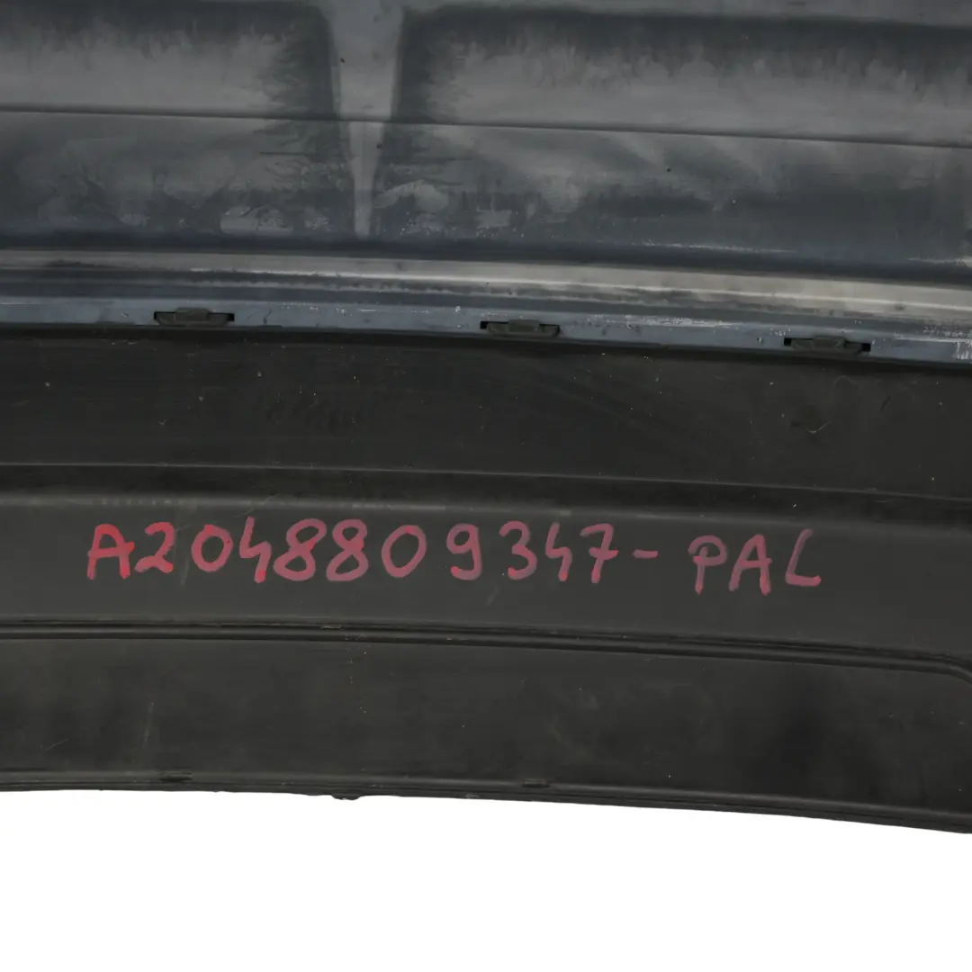 Mercedes W204 Rear Bumper AMG Trim Panel Covering Palladium Silver Metallic 792 - SKU A2048809347-PAL - Part number A2048809347