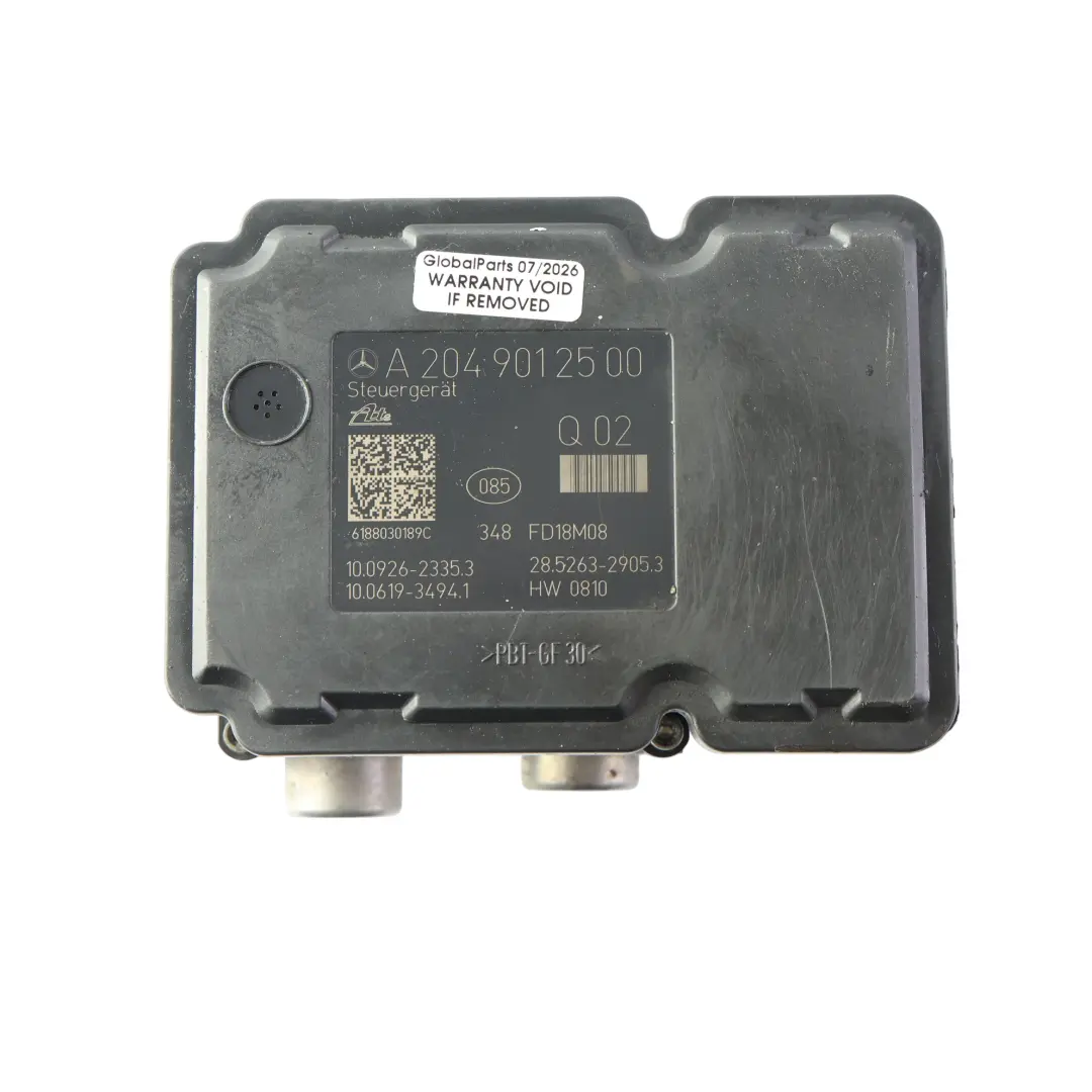 Bomba Freno ABS ESP Unidad Hidráulica A2044313912 para Mercedes W204 con número de pieza A2049012500 Mercedes W204 Bomba Freno ABS ESP Unidad Hidráulica A2044313912 - SKU A2049012500 - Número de pieza A2049012500