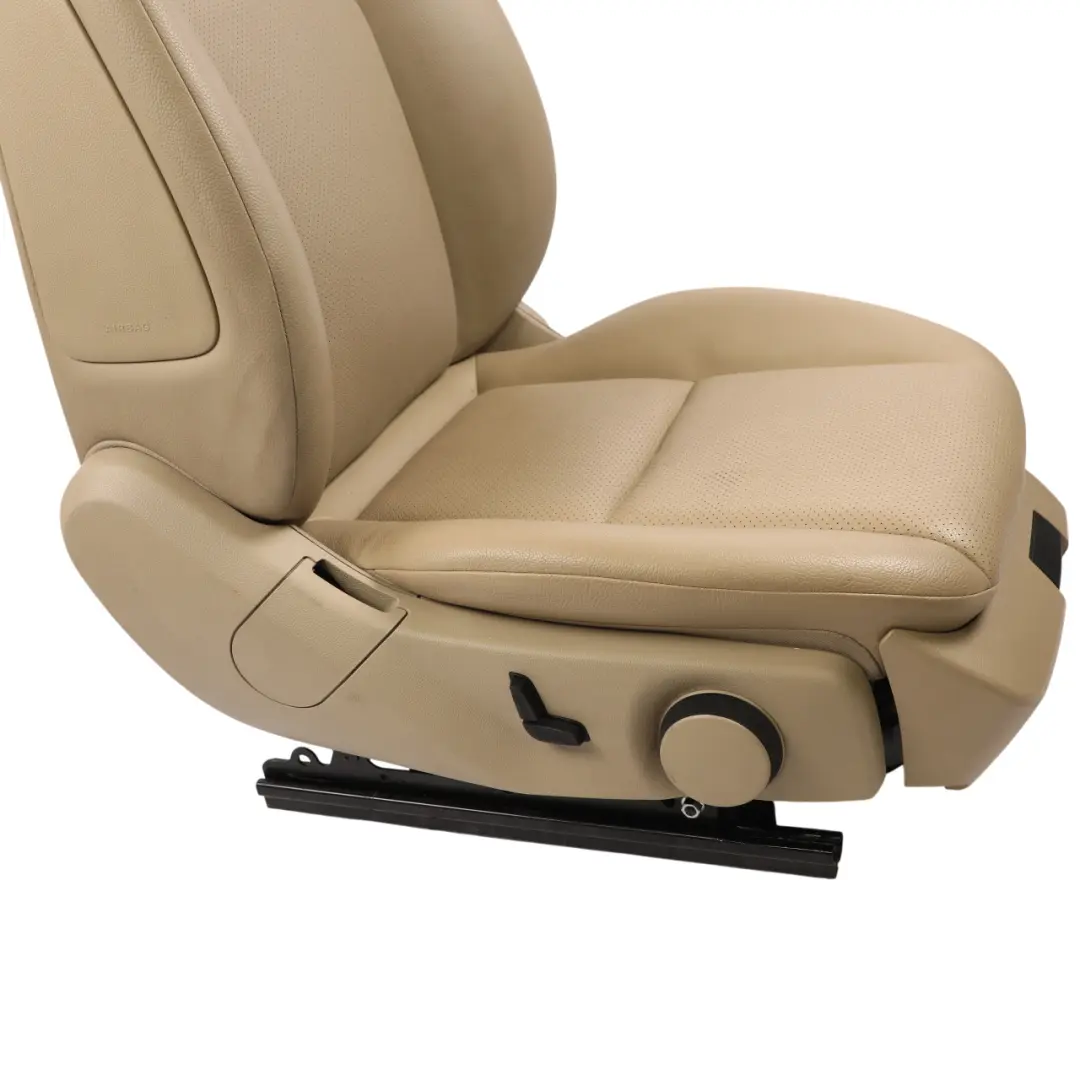 Mercedes W204 Front Seat Electric Heated Right O/S Imitation Leather Beige - SKU A2049100693-4 - Part number A2049100693