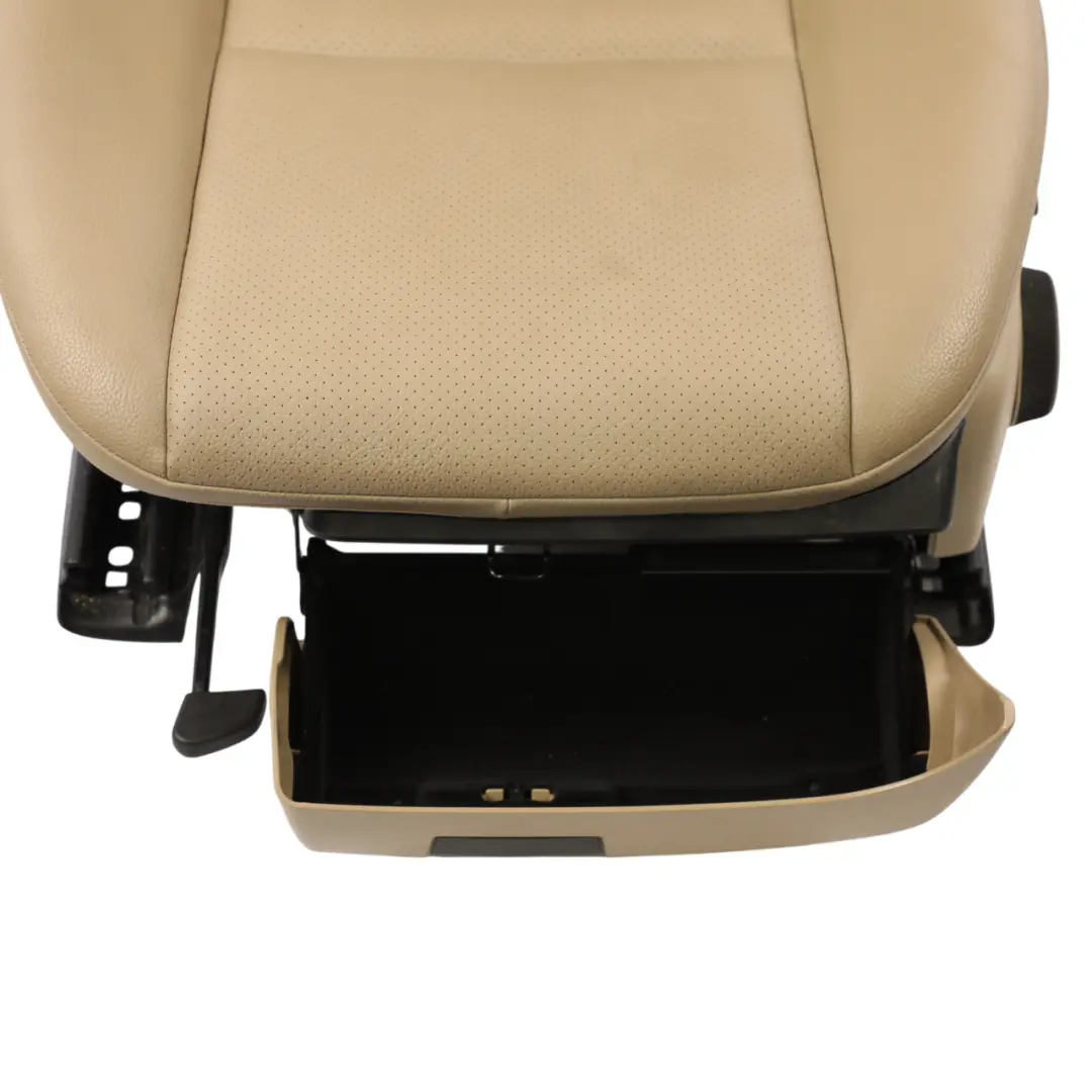 Mercedes W204 Front Seat Electric Heated Left N/S Imitation Leather Beige - SKU A2049100747-6 - Part number A2049100747