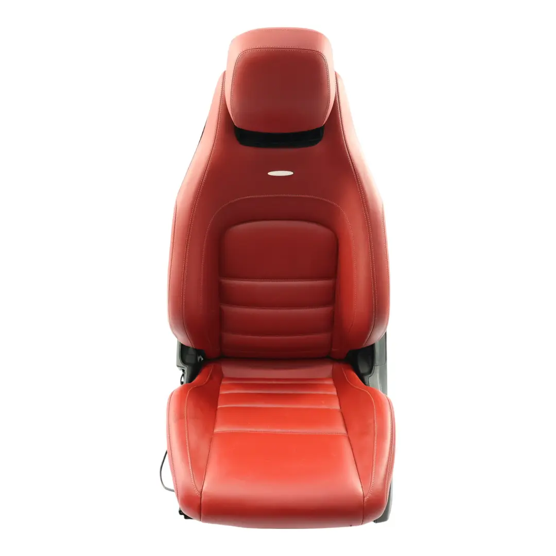 Mercedes C204 C207 A207 AMG Asiento Delantero Memory Calefactado Izq Cuero Rojo - SKU A2049109747-2 - Número de pieza A2049109747