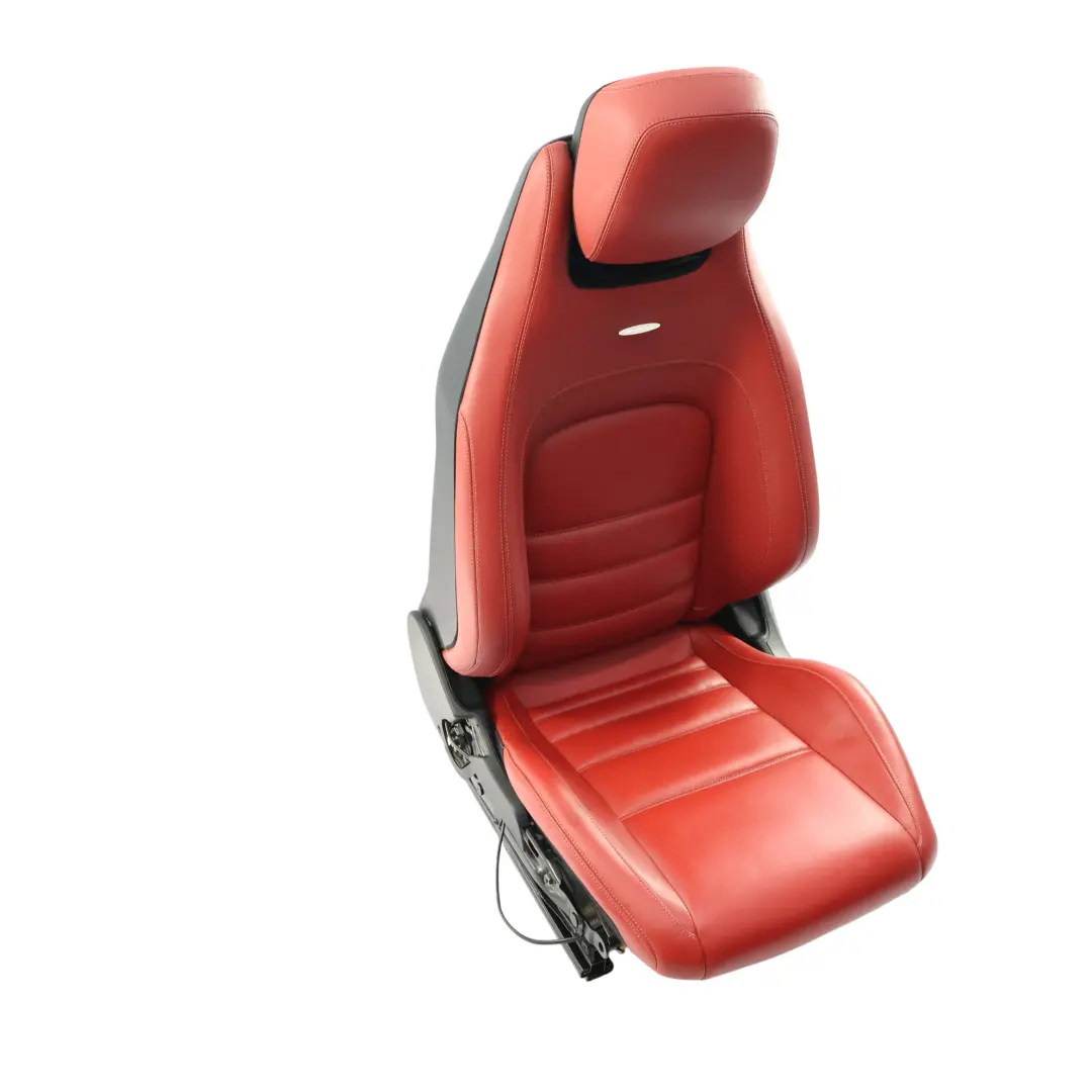 Mercedes C204 C207 A207 AMG Siège Avant Mémoire Chauffant Gauche Cuir Rouge - SKU A2049109747-2 - Numéro de pièce A2049109747