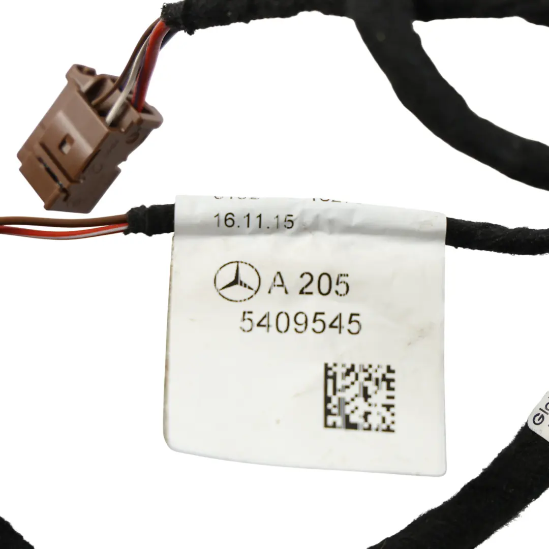 Cableado Asiento Delantero Izquierdo para Mercedes C205 con número de pieza A2055409545 Mercedes C205 Cableado Asiento Delantero Izquierdo - SKU A2055409545 - Número de pieza A2055409545